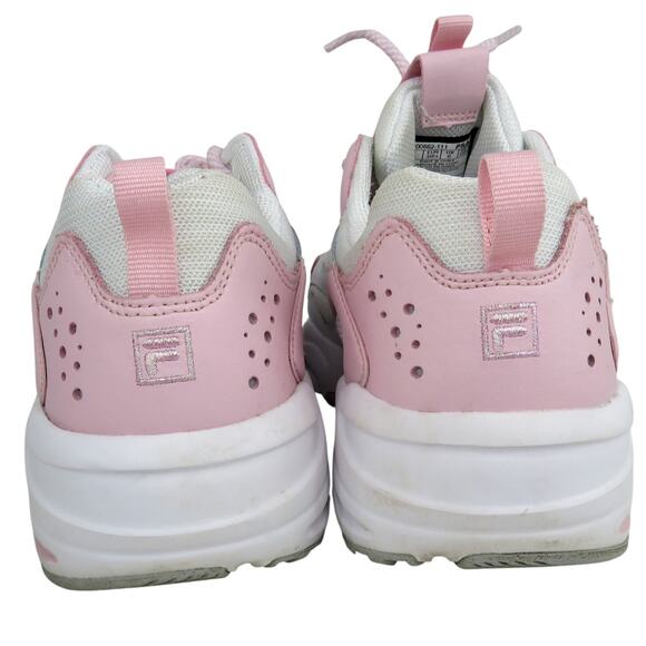 FILA Ray Tracer White and Pink Chunky Sneakers Size 8.5 In Box - Picture 7 of 10